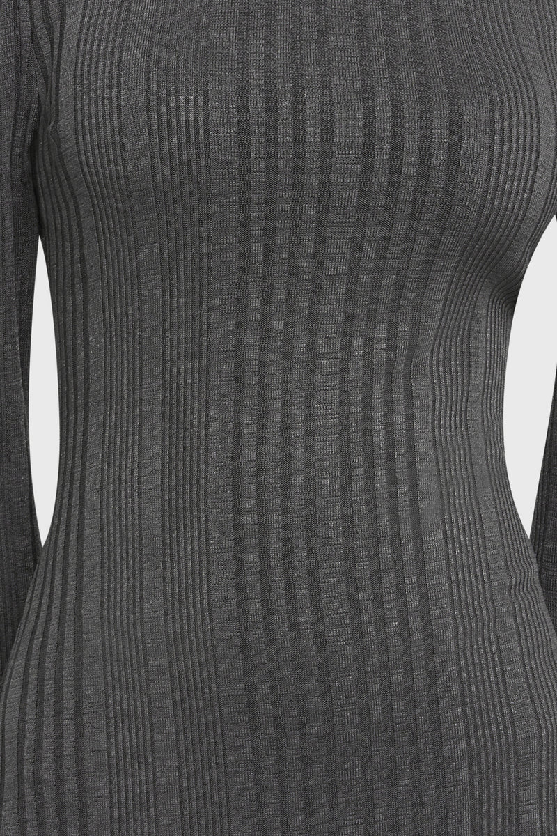 Of The Blade Mini Dress [Grey]