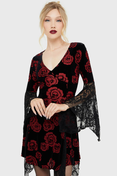 pandora mini dress PANDORA FLOWER BACK MINI DRESS
