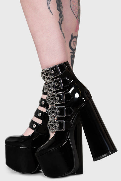 Panic Platform Shoes Killstar - Main Image