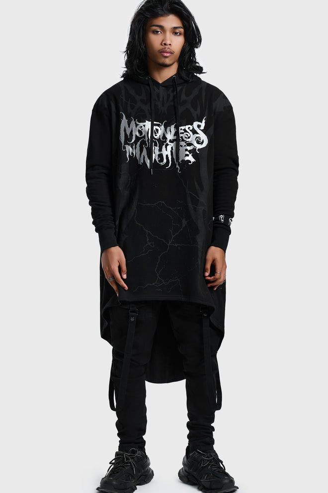 Pitch Black Evil Hooded Cloak
