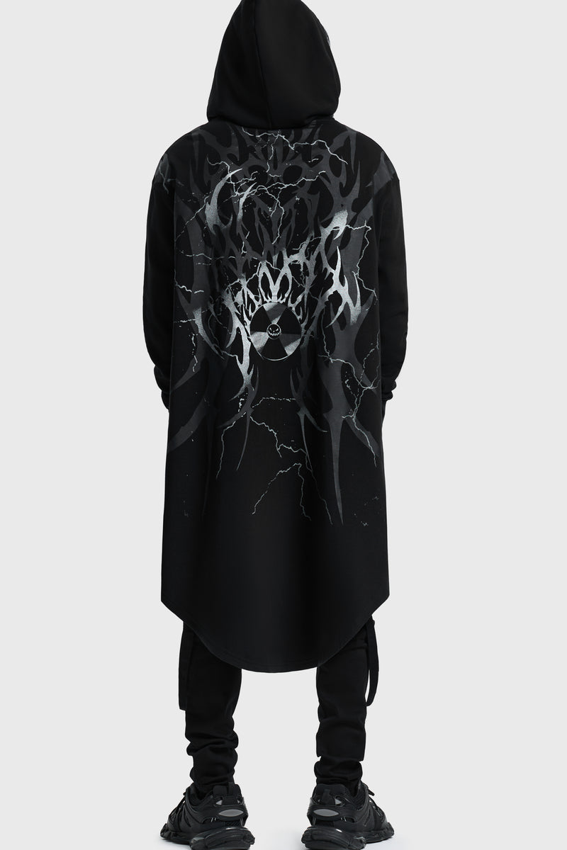 Pitch Black Evil Hooded Cloak