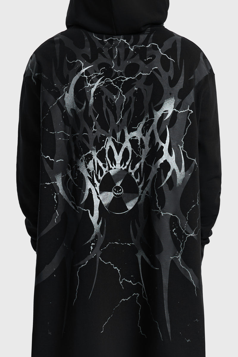 Pitch Black Evil Hooded Cloak