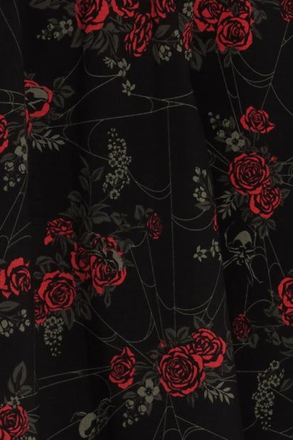 Poisoned Rose Midi Dress