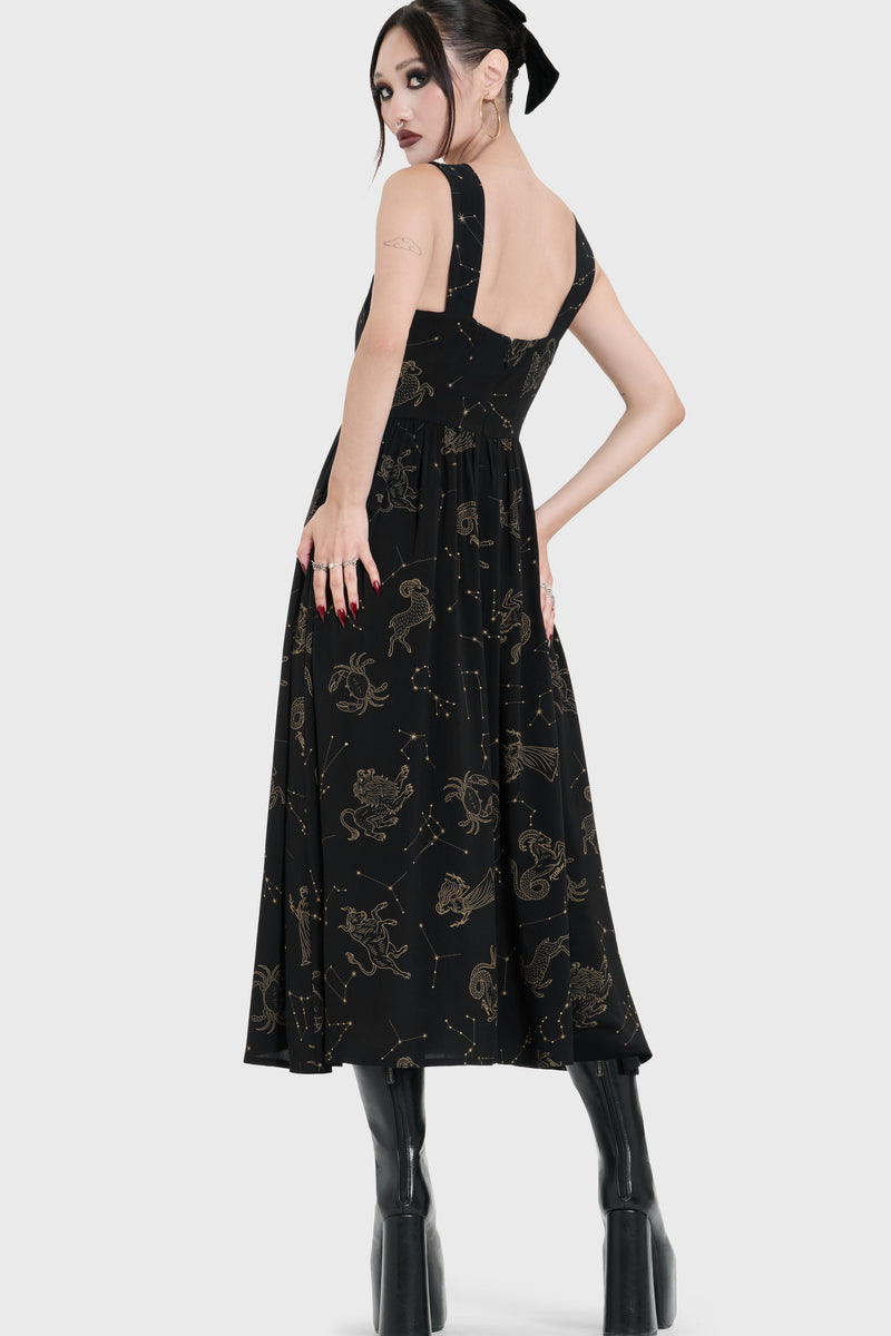Polaris Night Midi Dress
