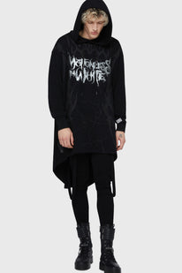 Pitch Black Evil Hooded Cloak