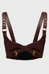 Roseate Harness [Brown/Gold]