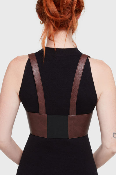 Roseate Harness [Brown/Gold]