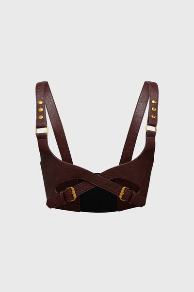 Roseate Harness [Brown/Gold]