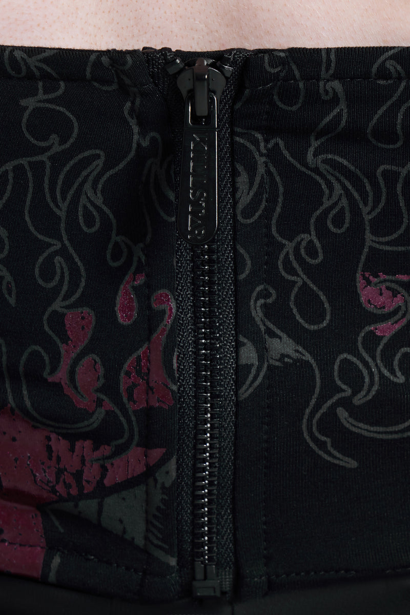 ROT IN HELL CORSET TOP