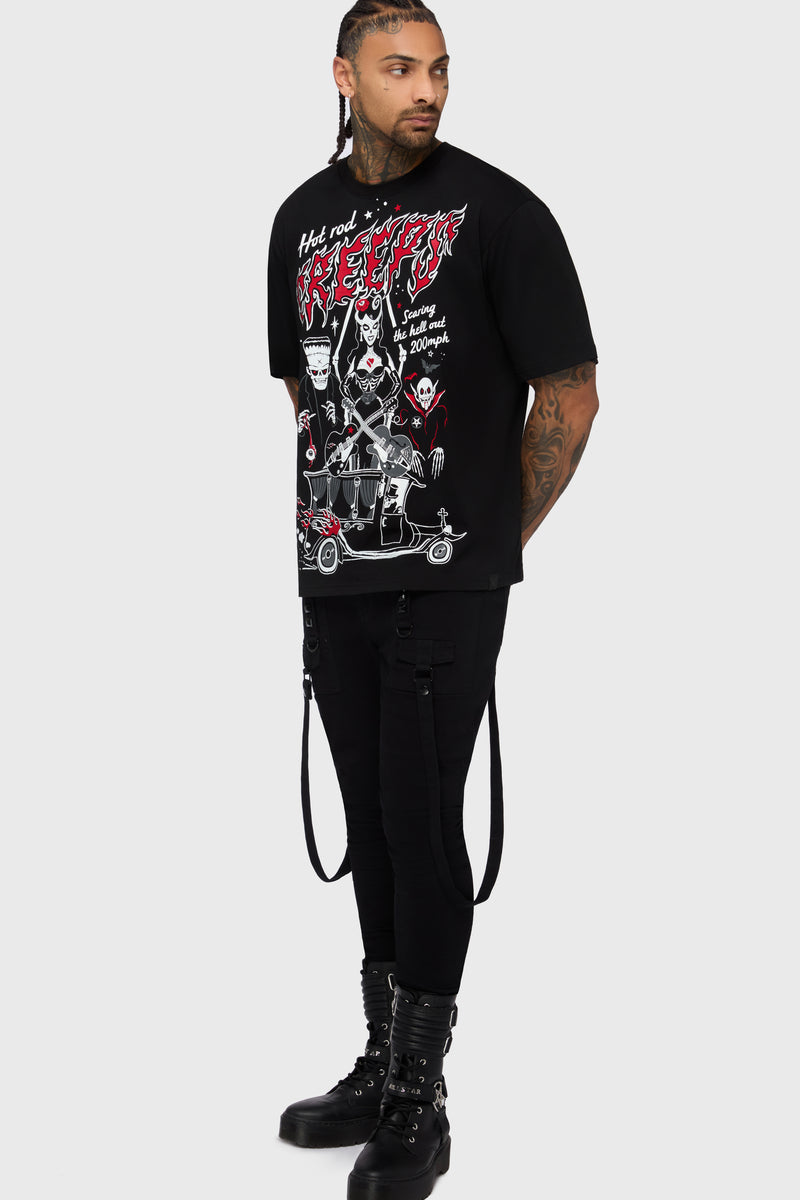 Scaring Hell Boxy T Shirt