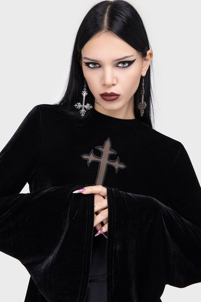 killstar dead silent shirt dress Silent Grove Mini Dress