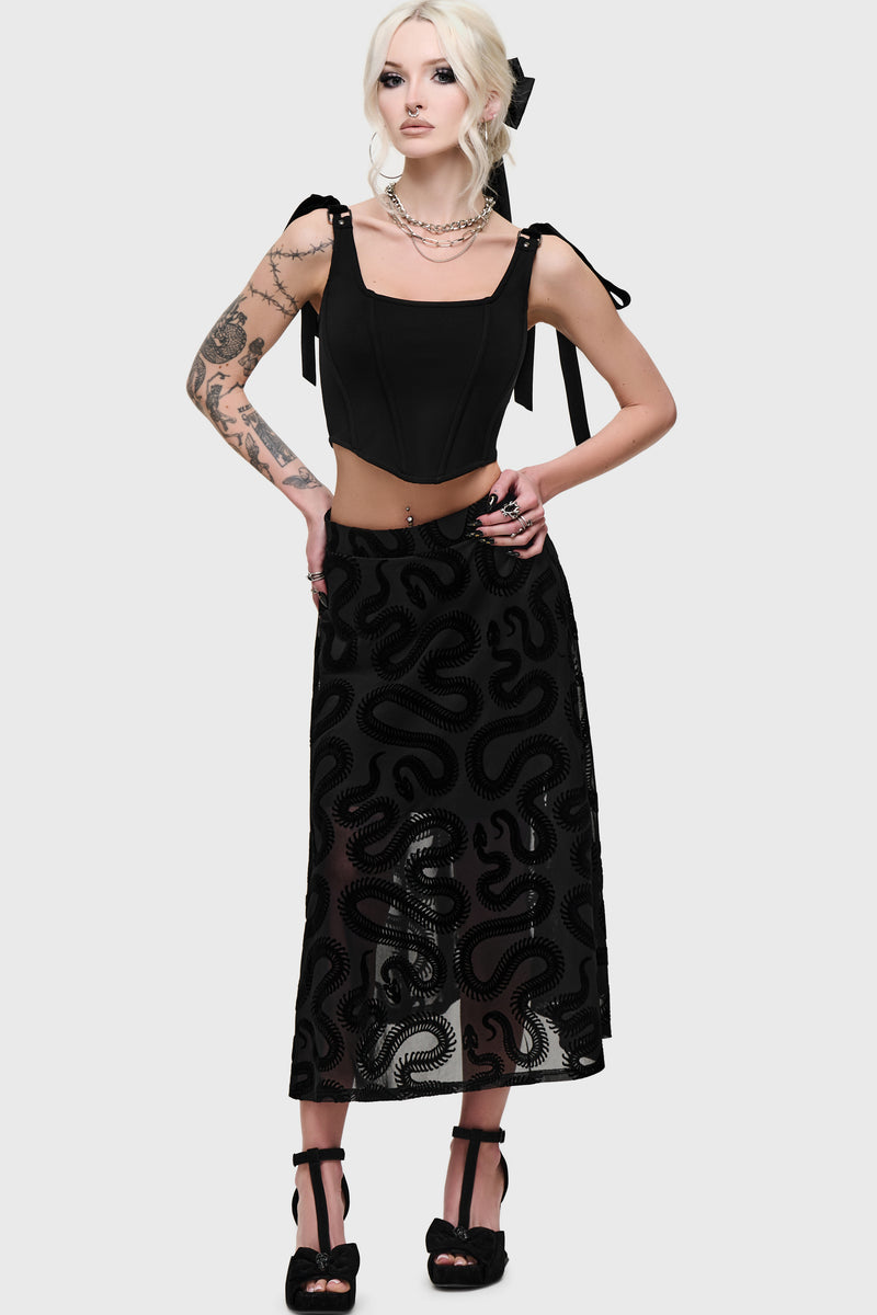 Serpentes Midi Skirt