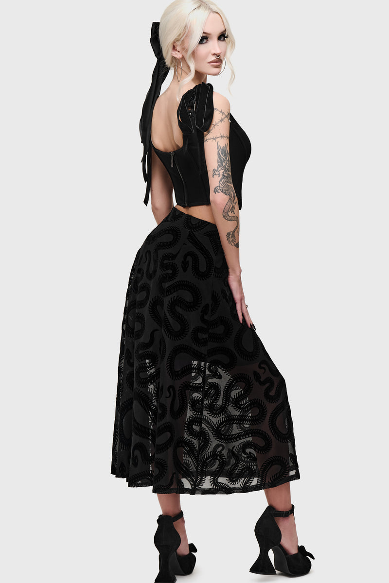 Serpentes Midi Skirt