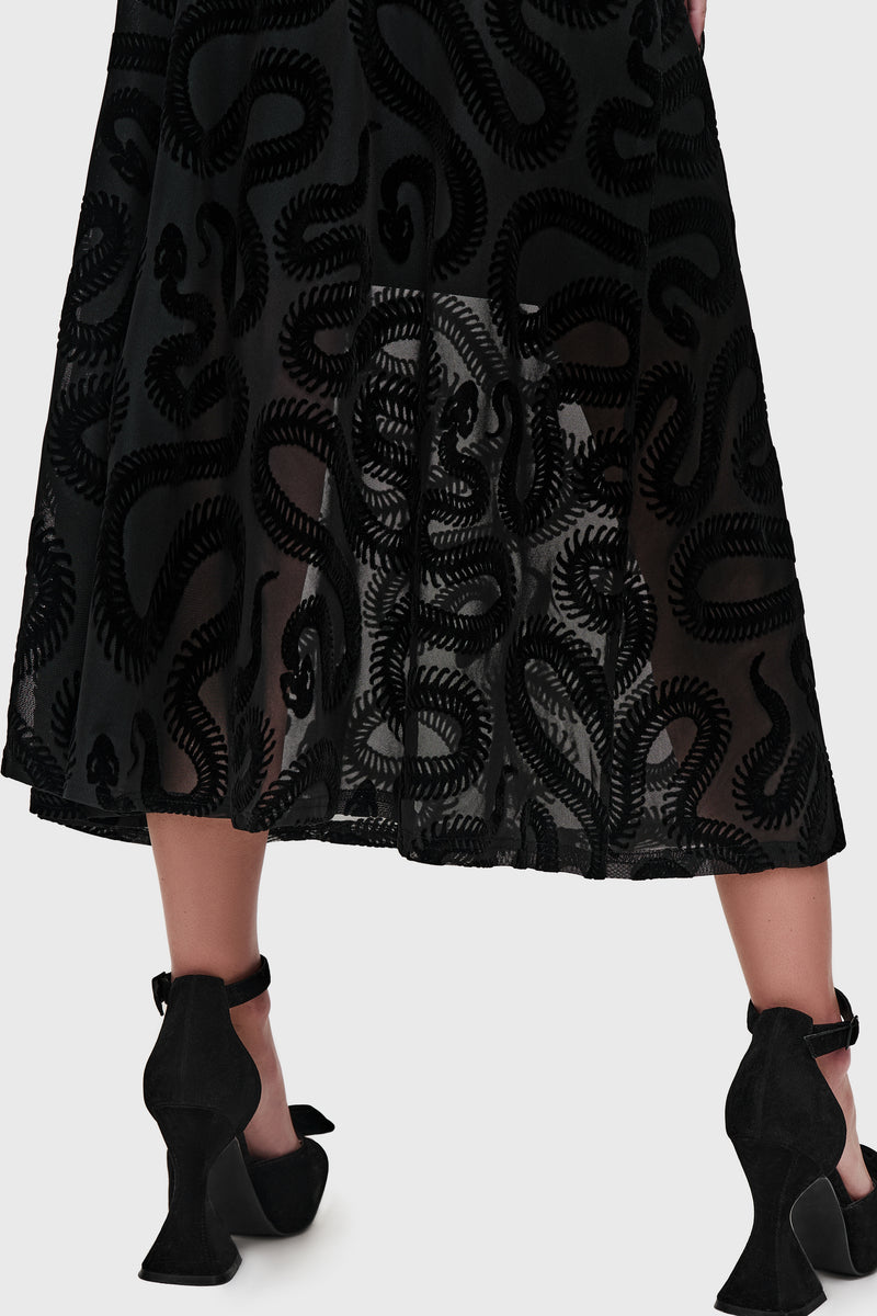 Serpentes Midi Skirt