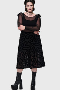 Serpentes Midi Skirt