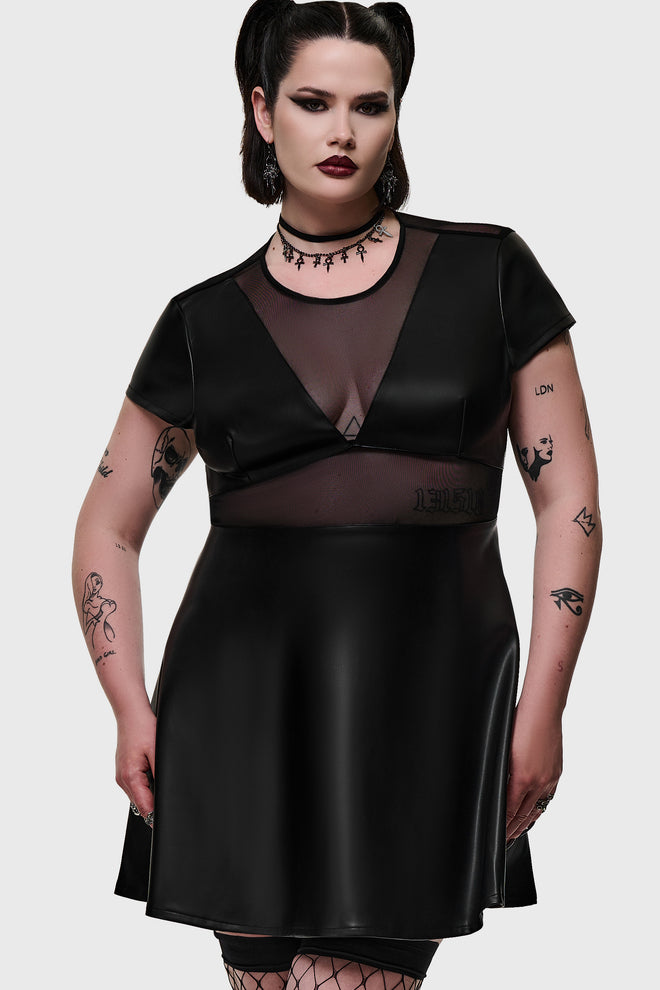 Shadow Skater Mini Dress