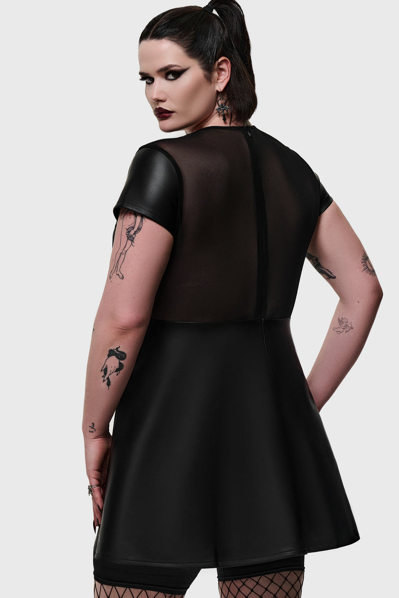Shadow Skater Mini Dress
