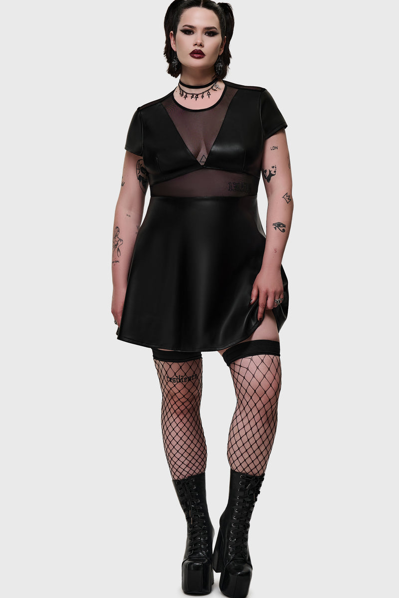 Shadow Skater Mini Dress