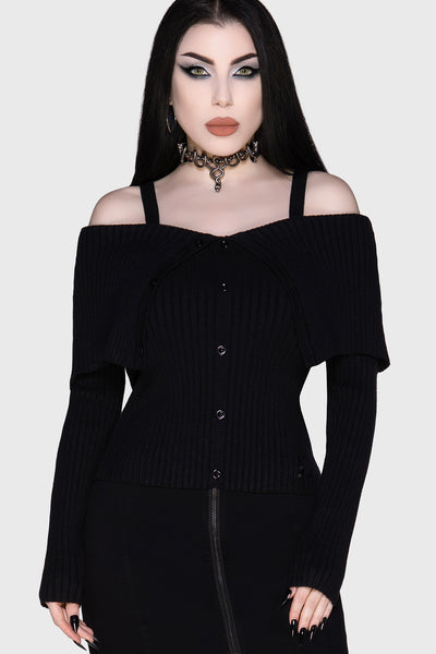 Shadow Empress Knit Top