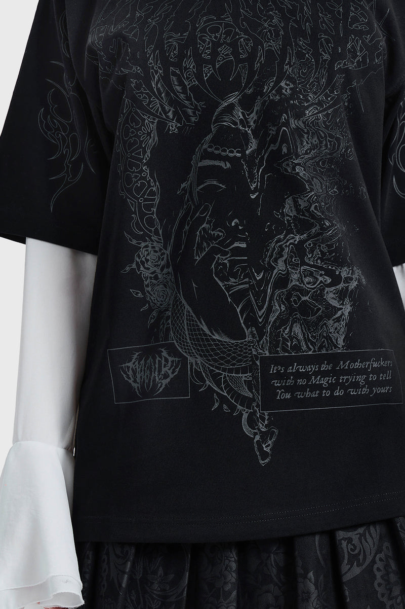 Shadows With Eyes Boxy T-Shirt