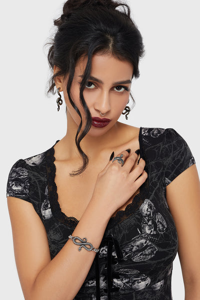 Silver Fang Bracelet