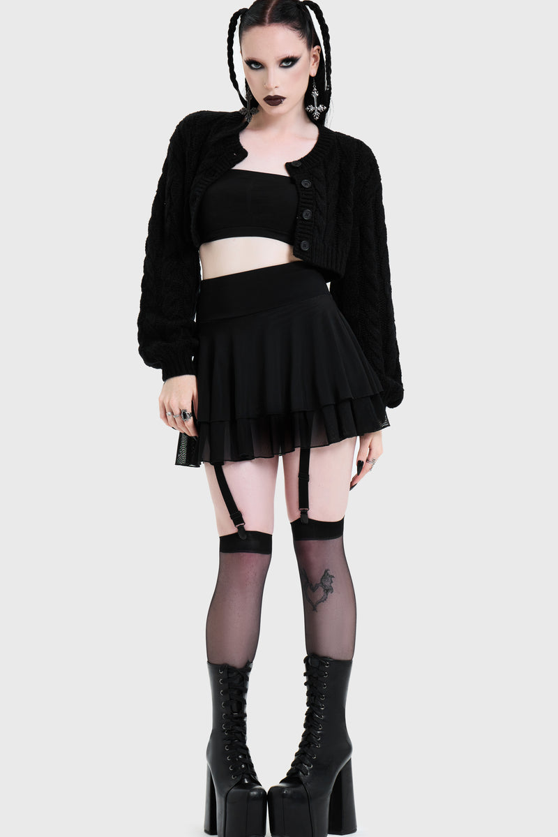 Skultra Cropped Cardigan