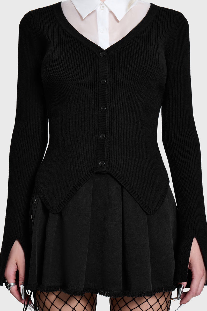 Skultra V-Neck Cardigan