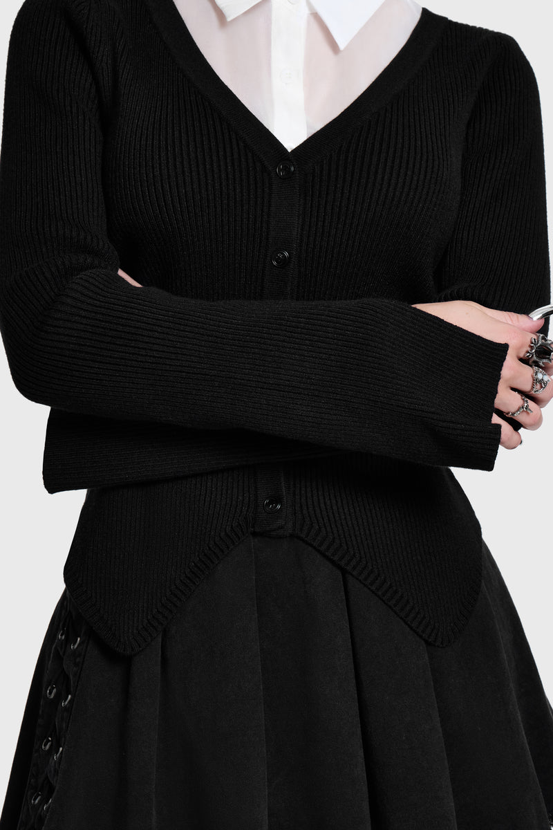 Skultra V-Neck Cardigan
