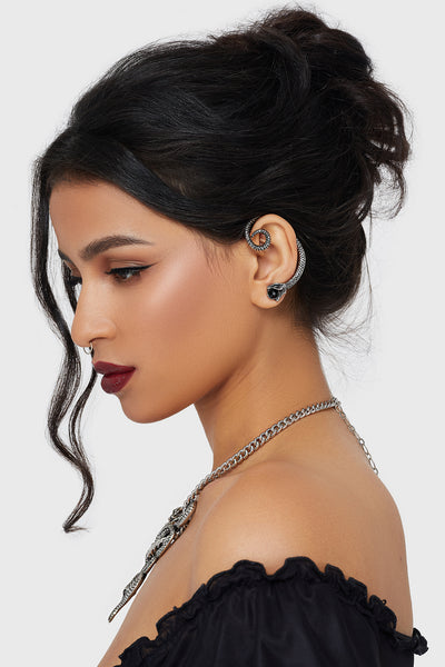 Snake Venom Ear Climber Earring