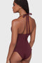 Sonar Splash Swimsuit [Burgundy]