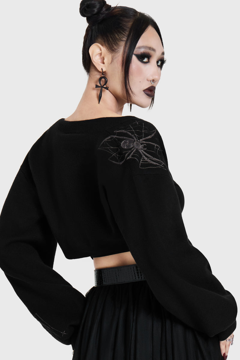 Spiderella Knitted Bolero