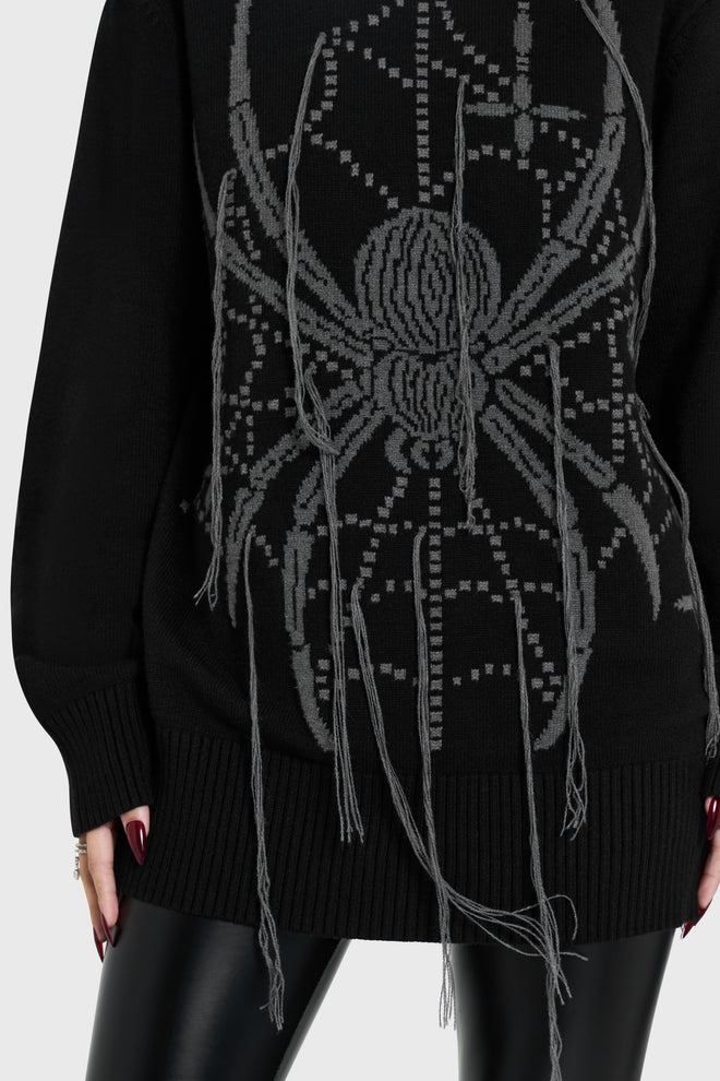 Spiderella Knitted Sweater