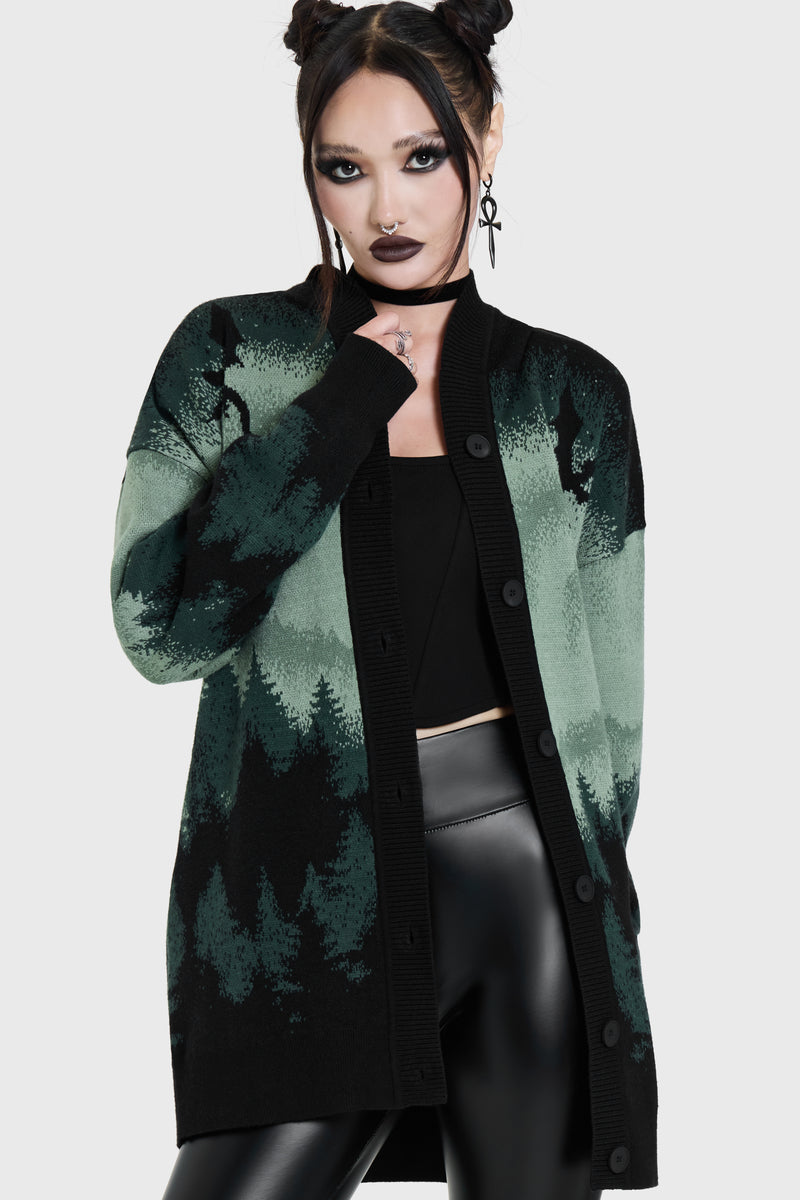 Stellar Night Knitted Cardigan