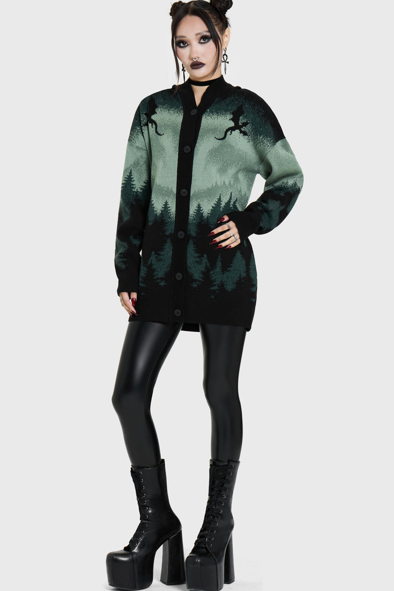 Stellar Night Knitted Cardigan