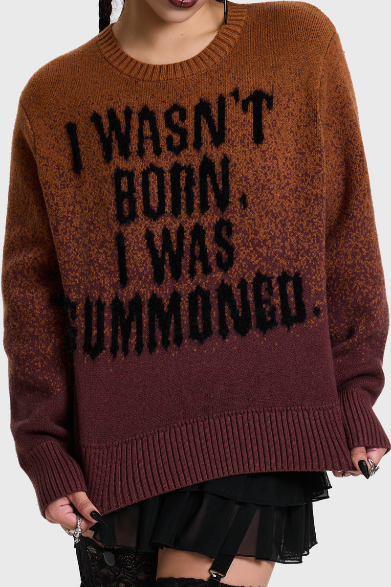 Summoned Knitted Sweater