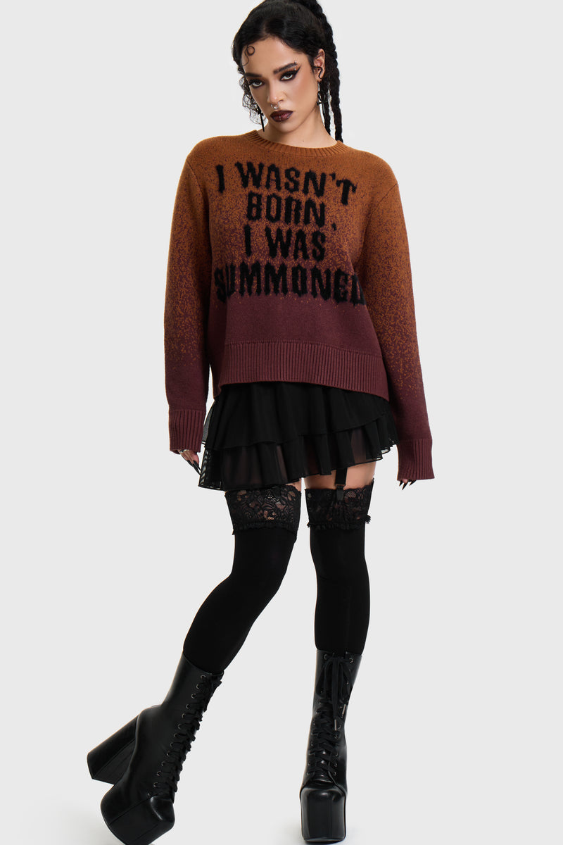 Summoned Knitted Sweater