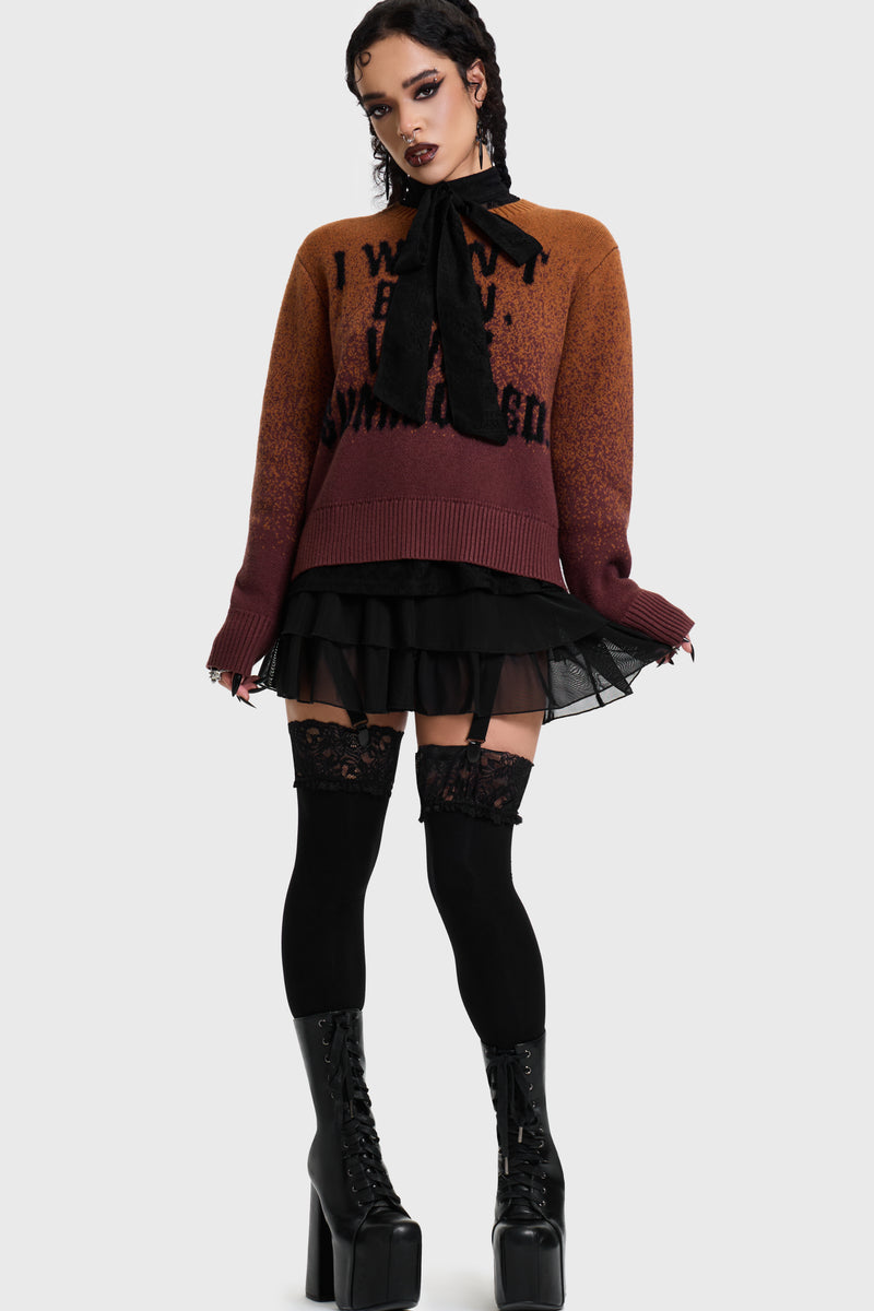 Summoned Knitted Sweater