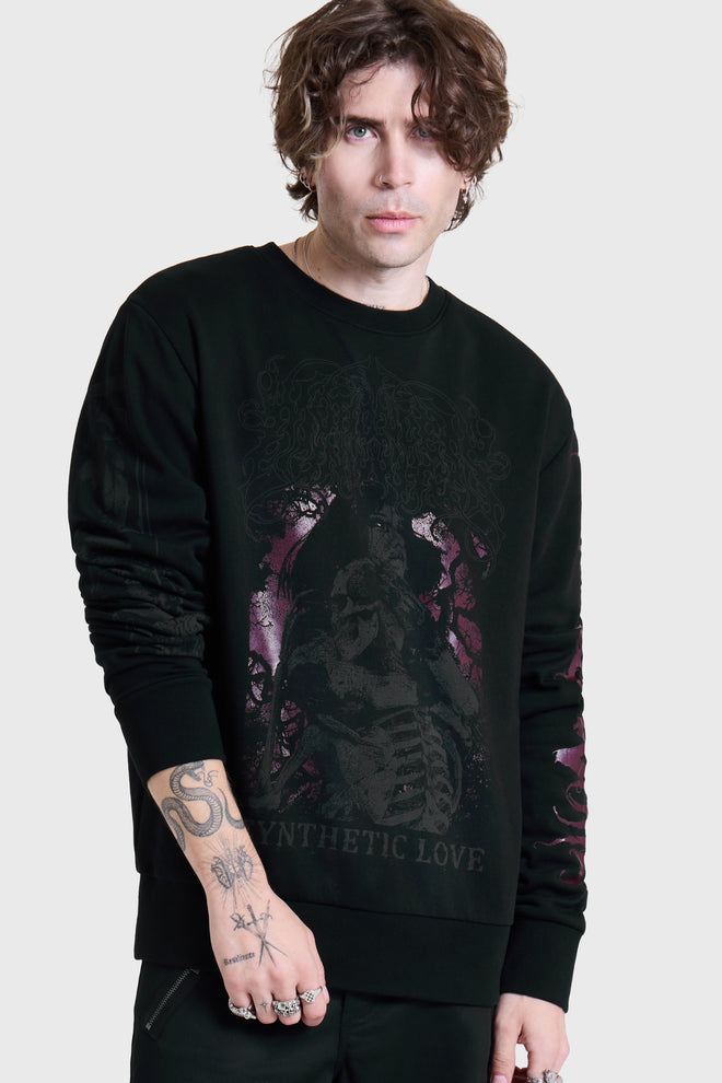 SYNTHETIC LOVE CREW NECK SWEATSHIRT