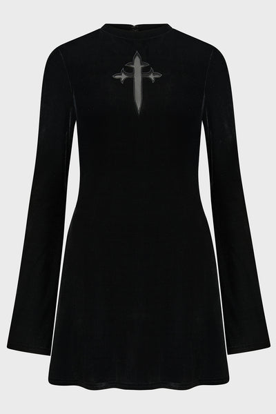 Serenade Of Shadows Mini Dress