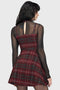 Tartan Riot Dress [BURGUNDY]