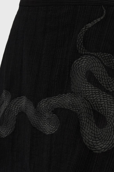 The Hollow Embroidered Mini Skirt