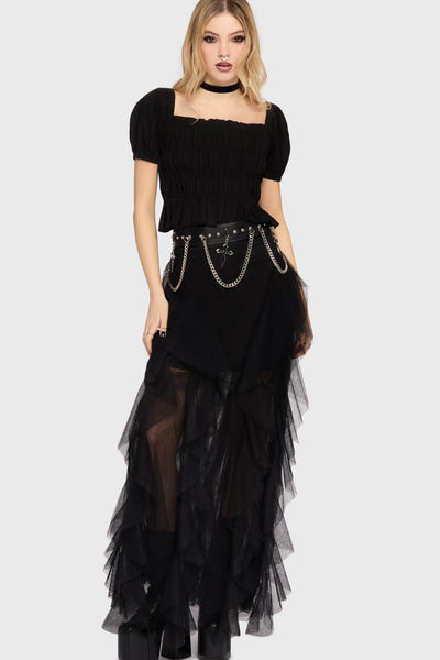 The Hollow Shirred Top