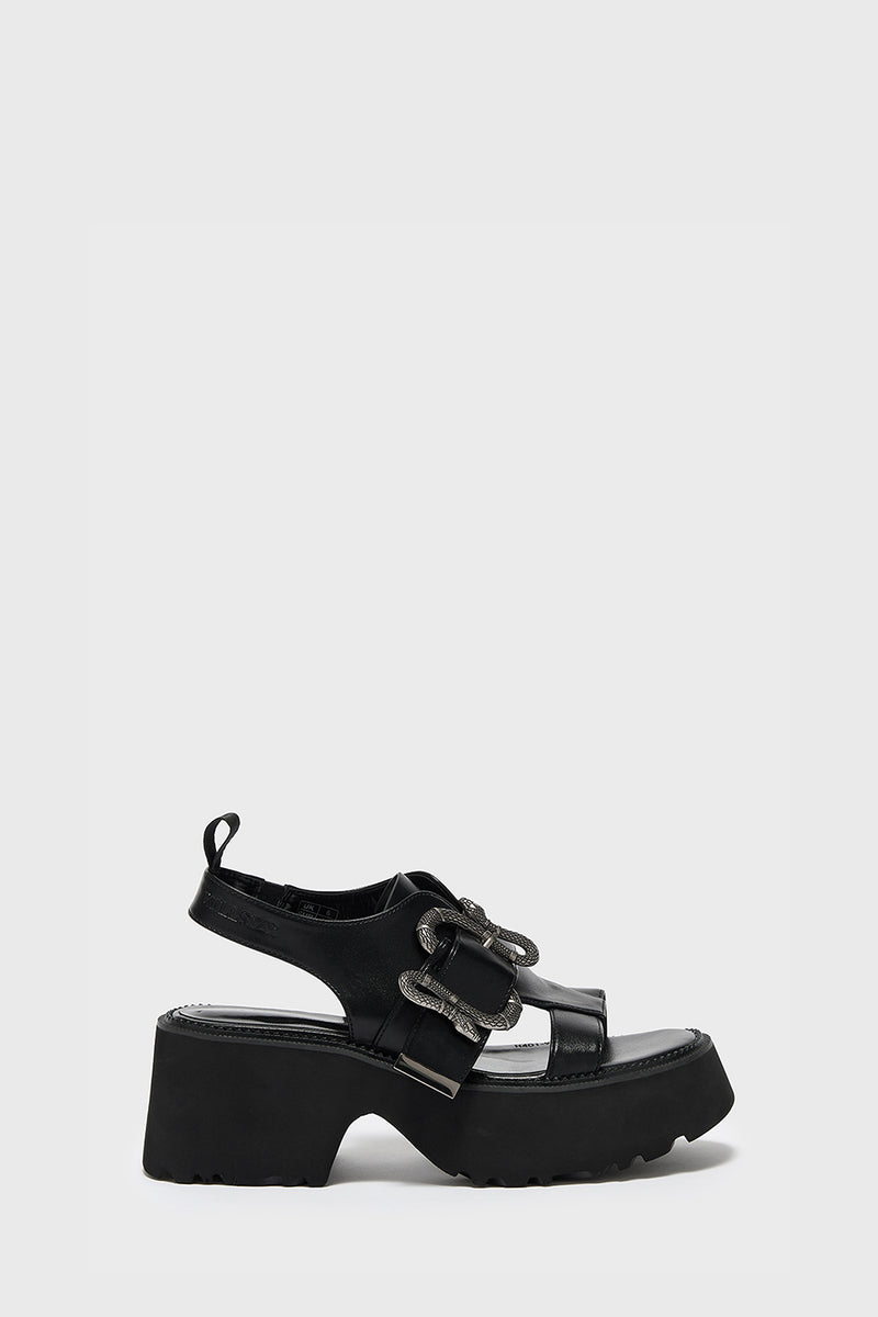 The Hollow Snake Buckle Sandal