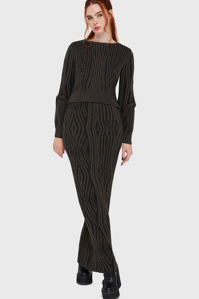 Thorned Woods Maxi Skirt