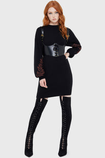Thornwoven Sweater Dress | Killstar Thornwoven Sweater Dress | Killstar