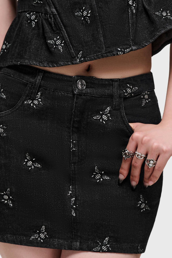 Twilight Swarm Mini Skirt