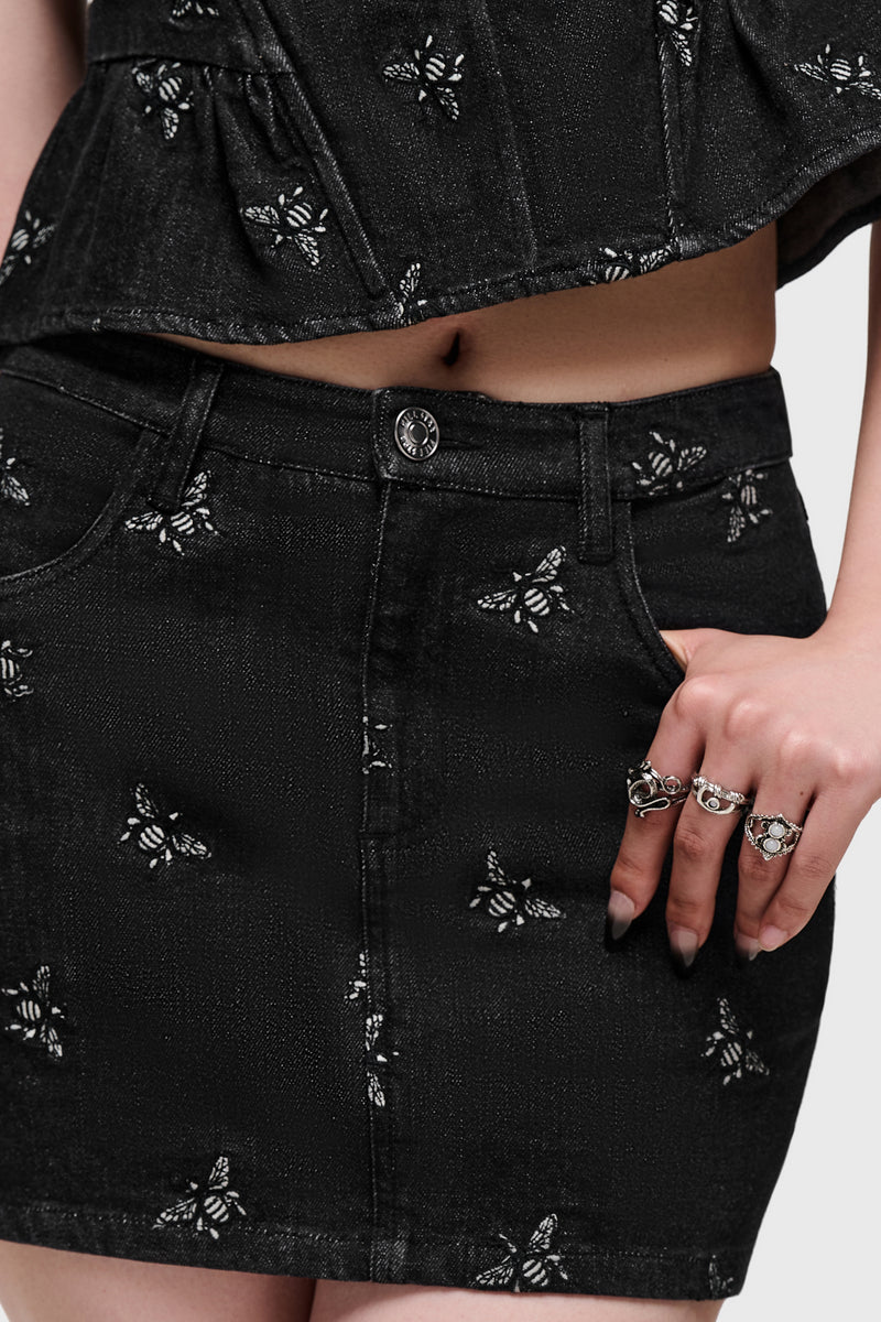Twilight Swarm Mini Skirt