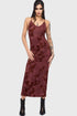 Twilight Viper Flocked Maxi Dress