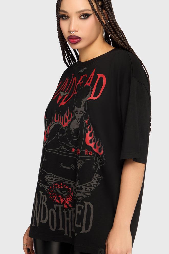 Undead & Unbothered Boxy T Shirt