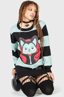 VAMPURR STRIPE SWEATER